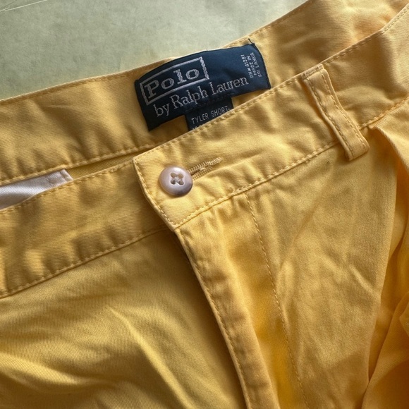 Vintage Polo Ralph Lauren Tyler Yellow Short - Picture 3 of 3